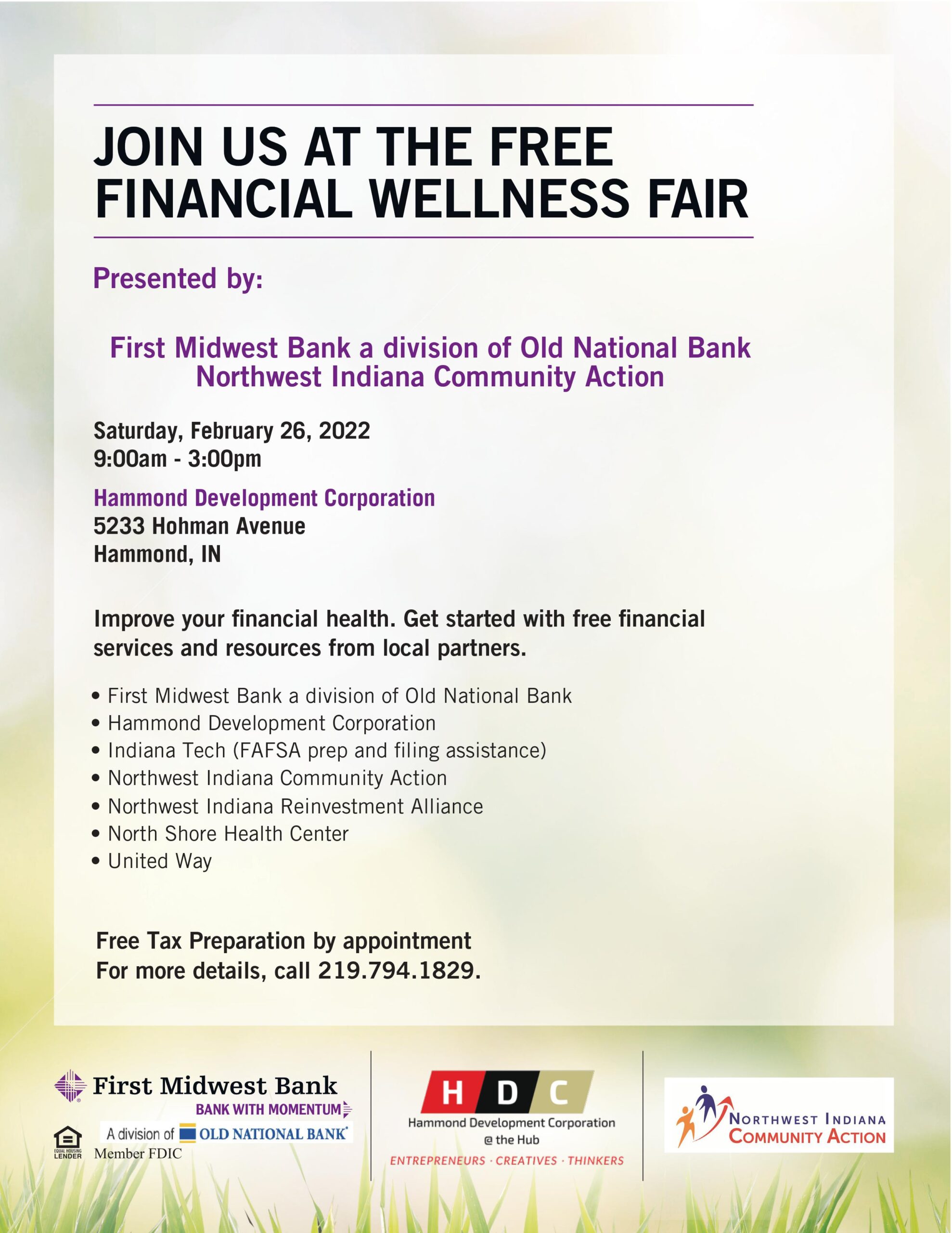 Financial Wellness Fair Poster